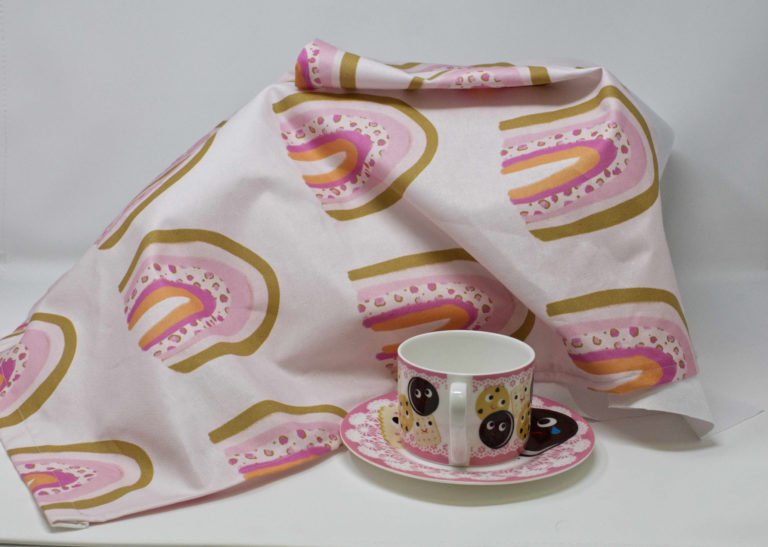 Personalised Tea Towel Pictures to Fabric